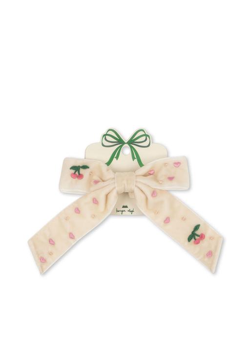 Konges Slojd Velvet Bow Haarspange Pearly Ivory (1 Stk.)