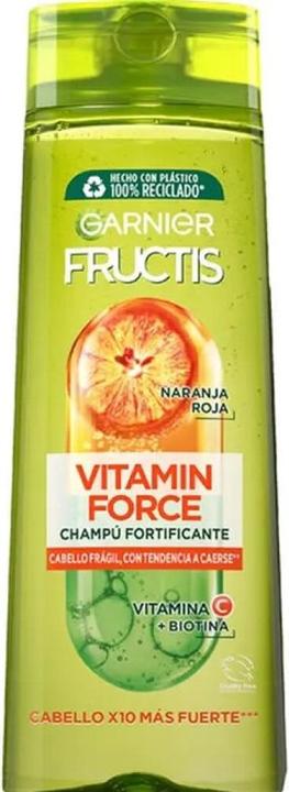 Actual product image Garnier FRUCTIS VITAMIN FORCE champú 360 ml (360 ml, Liquid shampoo)