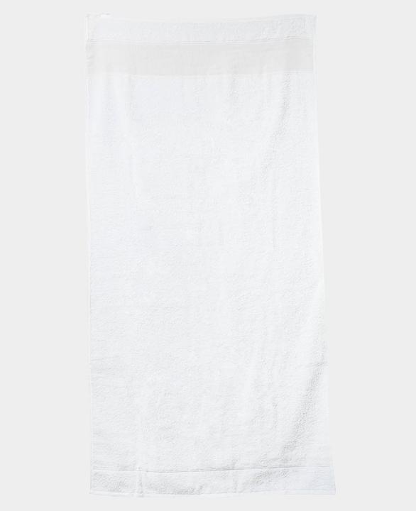 Image du produit Stafil Serviette d'invité avec ruban de broderie, serviette à broder, à peindre, à imprimer et à tamponner (75 x 100 cm)