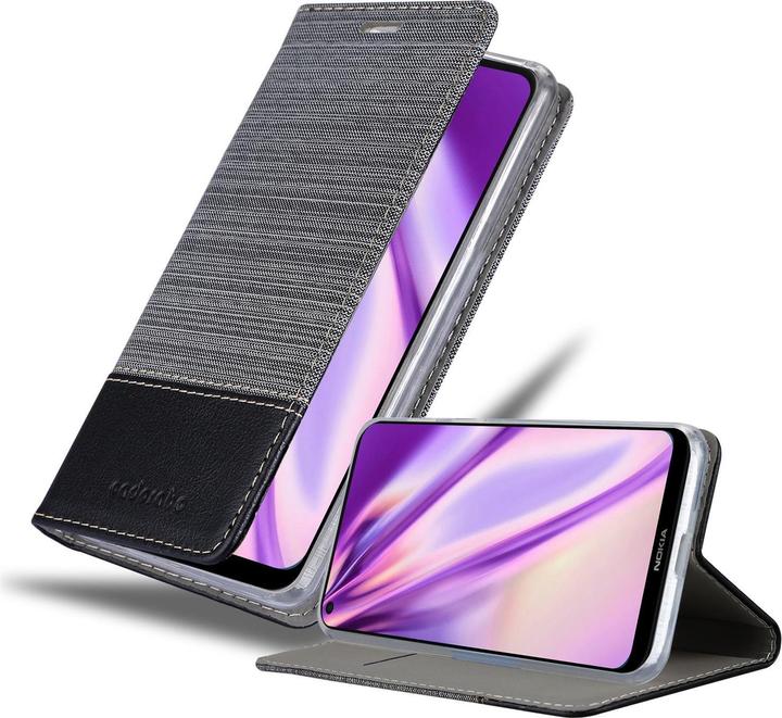 Produktbild Cadorabo Book Jeans Optik Cover (Nokia 3.4)