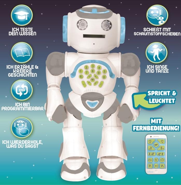 Image du produit Lexibook POWERMAN MAX Mon robot éducatif avec générateur d'histoire et télécommande Allemand (Allemand)