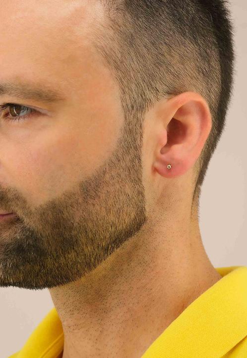 Image du produit Muau Boucles d'oreilles monture 6 poignées (Or jaune 750/18K)