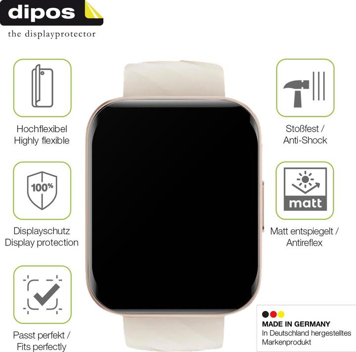 Produktbild Dipos Full Cover Schutzfolie Matt