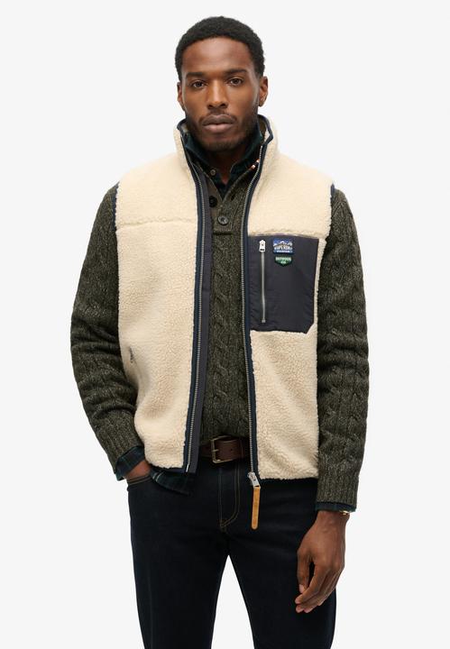 Actual product image Superdry Vintage Retro Fleece Gilet (S)