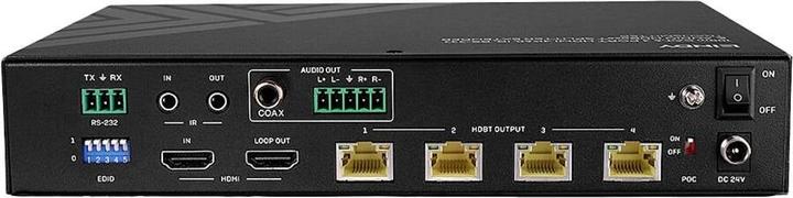 Immagine prodotto Lindy 100m Cat.6 4 porte HDMI 4K60 HDBaseT Splitter Extender Trasmettitore HDBaseT con 4 porte splitter