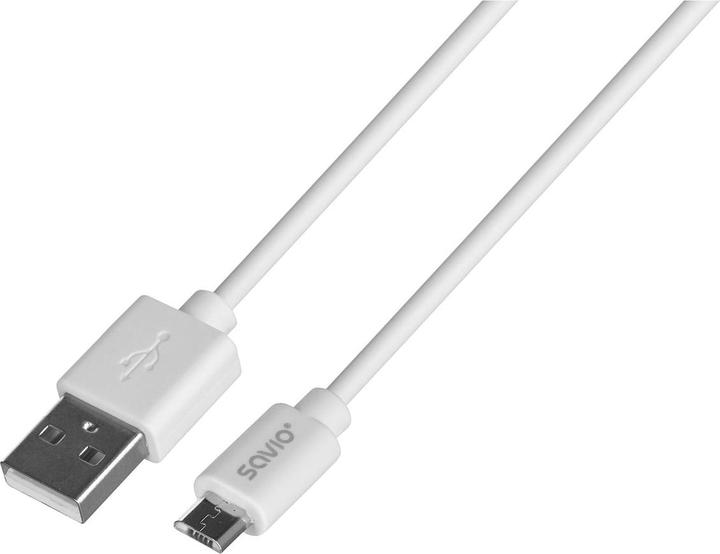 Image du produit Savio CL-123 Câble USB USB 2.0 USB A Micro-USB B (1 m, USB 2.0)