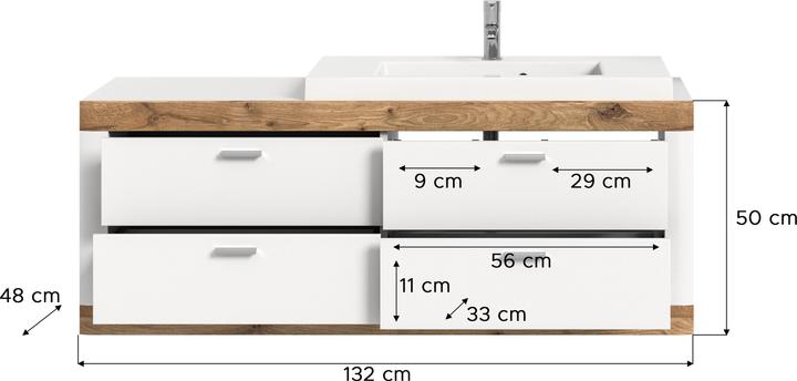 Produktbild Xonox Home Waschbeckenunterschrank Laredo