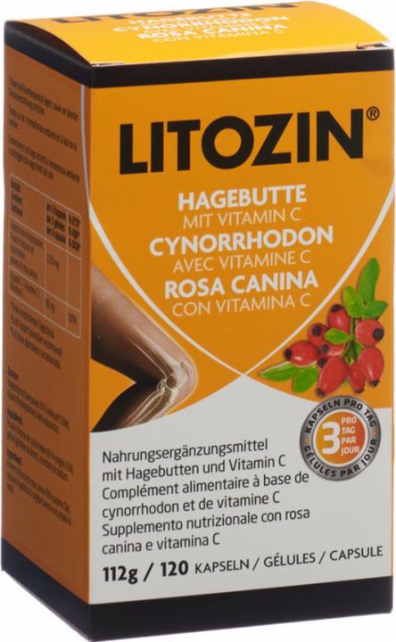 Produktbild Litozin Hagebuttenpulver (neu) Kaps (120 Stück, Kapseln, 144 g)