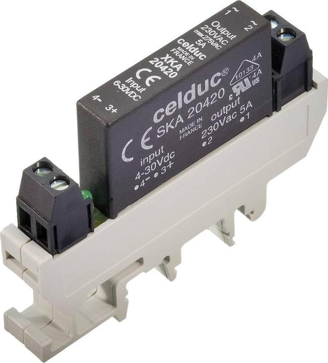 Actual product image Celduc Solid state relay XKA20420 5 A Switching voltage (max.): 275 V/AC 1 pc.