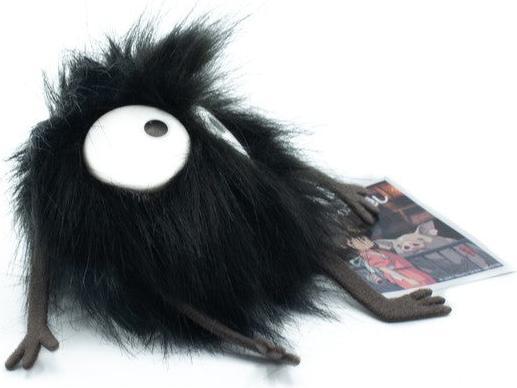 Actual product image - Peluche Noiraude Ventouse - 7 cm (10 cm)