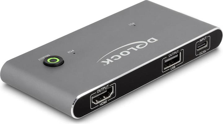 Immagine prodotto Delock Commutatore KVM USB-C™ per HDMI 8K 60 Hz con USB 2.0