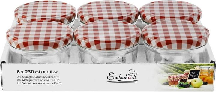 Einkochwelt Konservengläser (6 Stk., 0.23 l)