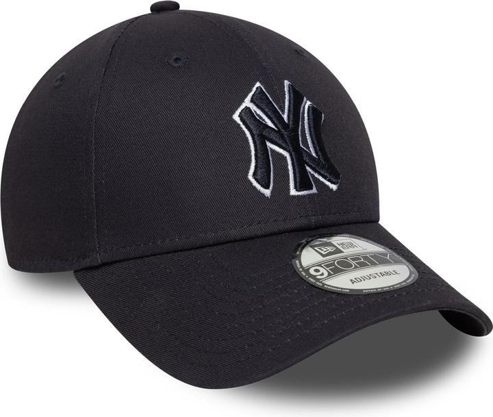 Actual product image New Era 9Forty Strap Cap - OUTLINE New York Yankees navy