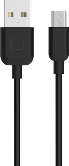 Image du produit Usams Câble U-Turn microUSB 1m czarnyblack 2A MICUSBXD01 US-SJ098 (1 m, USB 1.0)