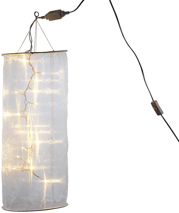 Produktbild Lunartec Organza-Lichterschlauch-Skulptur mit 20 LEDs, 60 cm (0.60 m)