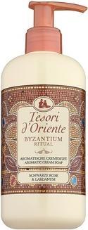 Immagine prodotto Tesori d'Oriente Crema di sapone Byzantium 300ml con Rosa Nera e Labdano (Sapone liquido, 300 ml)