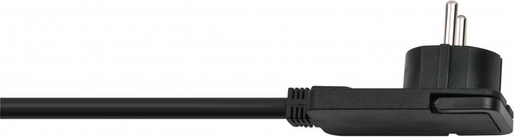 Image du produit Brennenstuhl Câble de rallonge court avec fiche plate coudée 2m H05VV-F3G1.5 noir (2 m, CEE 7/4)