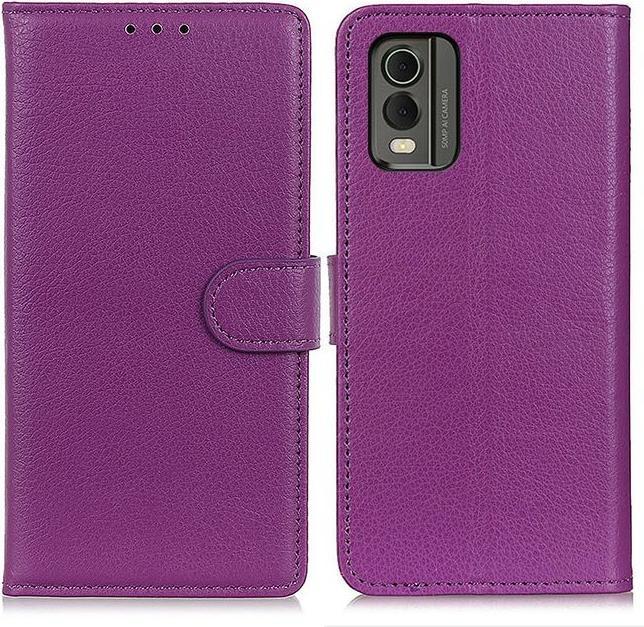 Actual product image MU Classic Litchi Leather Bookcover Series (Nokia C32)