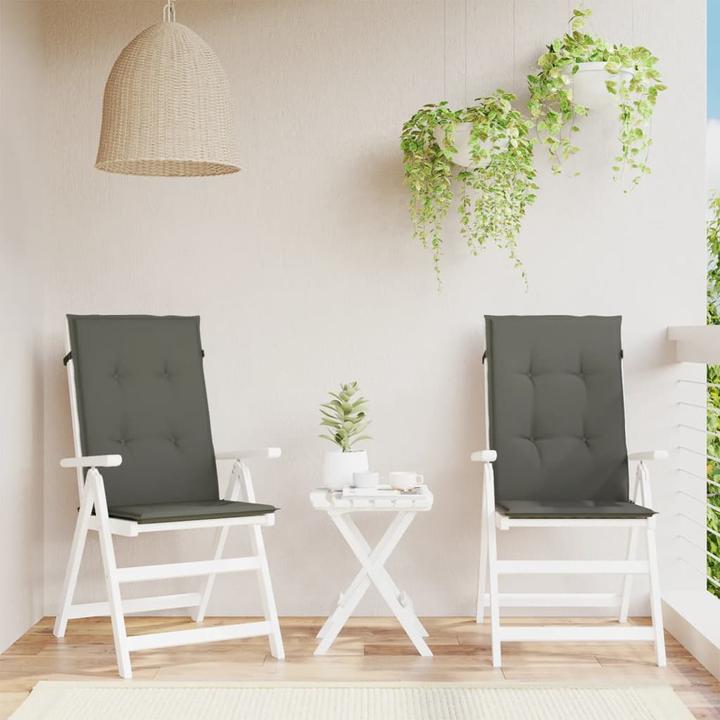 Produktbild VidaXL Hochlehner-Auflagen 2 Stk. Stoff (120 x 50 x 4 cm)