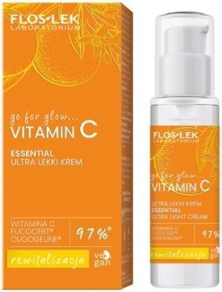 Floslek Laboratorium Go For Glow Vitamin C Ultra Light Cream For Day And Night 30 Ml (30 ml, Tagescreme)