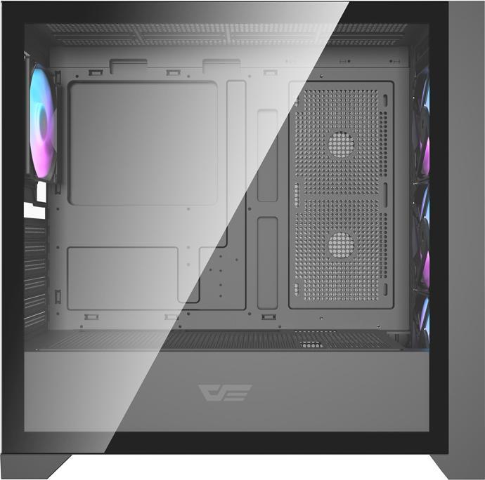 Actual product image Darkflash Tech Darkflash DRX90 glass computer case (black) (ITX, ATX)