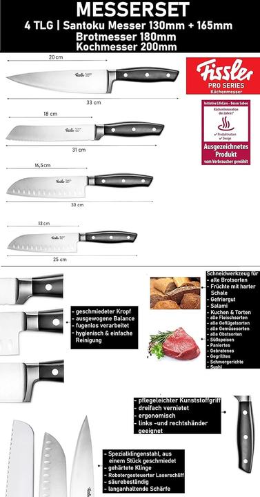 Produktbild Fissler Messerset 4 tlg