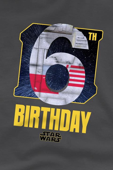 Immagine prodotto Star Wars Maglietta 6° Compleanno X-Wing Space Bambini (140)