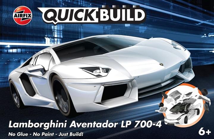 Produktbild Airfix Bausatz Lamborghini Aventador weiss Quick Build