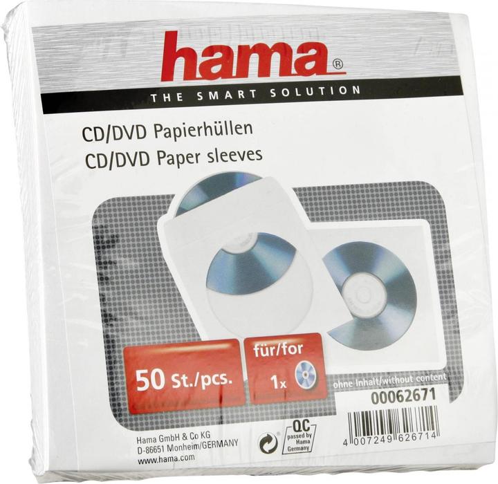 Actual product image Hama CD-ROM paper sleeves