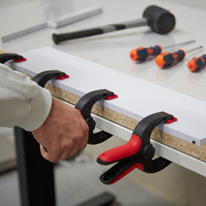 Actual product image Relaxdays 8x clamps (70 mm)