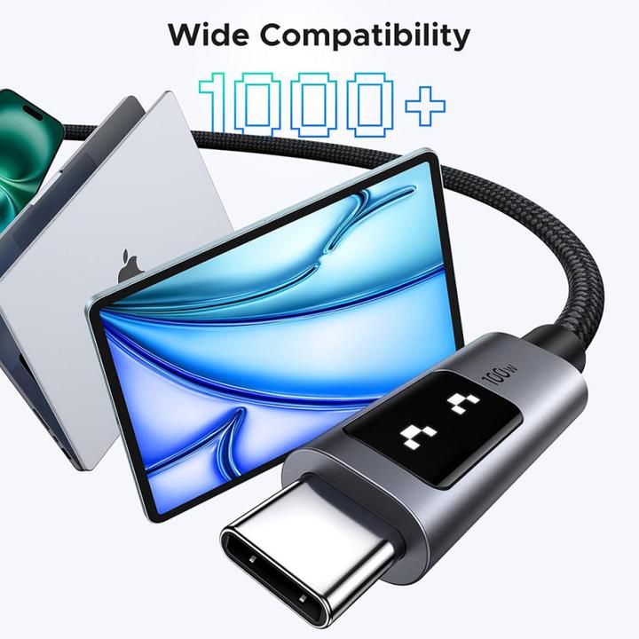 Image du produit Ugreen USB C — USB C (1 m, USB 2.0, 100 W)