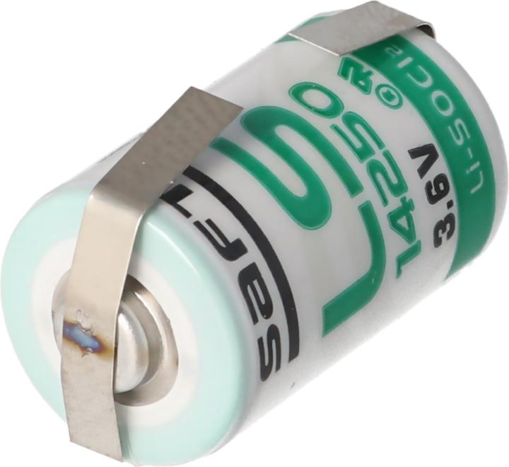 Produktbild Saft Batterie LS14250CNR, Size 1/2 AA, Lötfahnen U-Form (1 Stk., 1/2 AA, 1100 mAh)