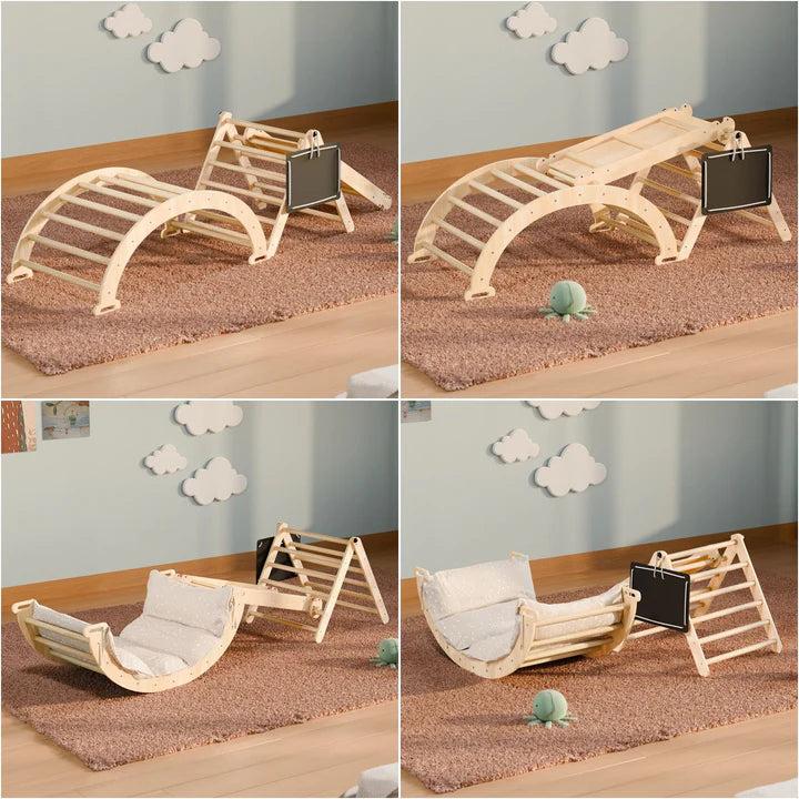 Immagine prodotto Juskys Kletterdreieck Movario Indoor-Klettergerüst