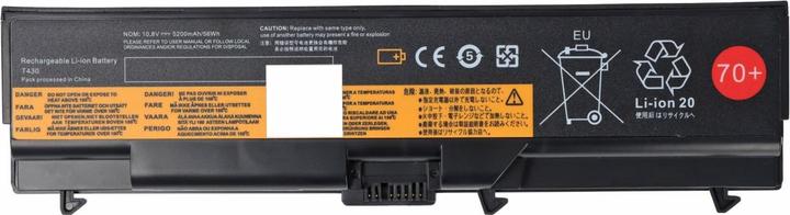 Produktbild AccuCell Akku für Lenovo ThinkPad T430/T530/L430/L530/ Typ 45N1105 - 10,8V - 5200 mAh (5200 mAh)