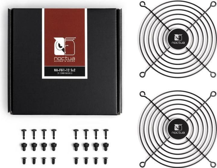 Actual product image Noctua NA-FG1-12 Sx2 fan grille 120 mm - black