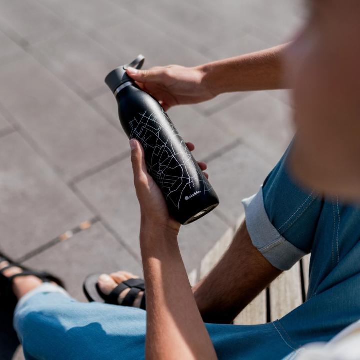 Actual product image Aladdin CityLoop Thermavac eCycle Drink Bottle 0.6L Black City Print (0.60 l)