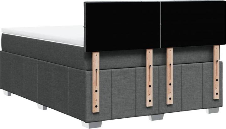 Produktbild VidaXL Bo x springbett mit Matratze 160 x 200 cm Stoff (160 x 200 cm, 160 x 200 cm)