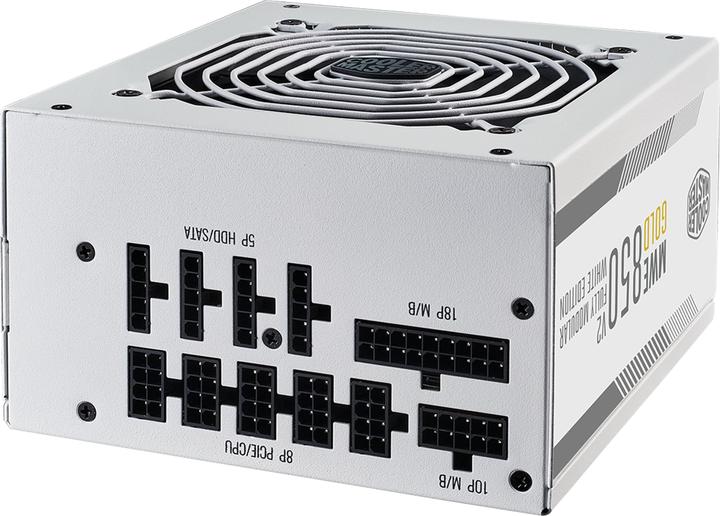 Actual product image Cooler Master MWE Gold 850 V2 ATX 3.0 Ready White Edition (850 W)