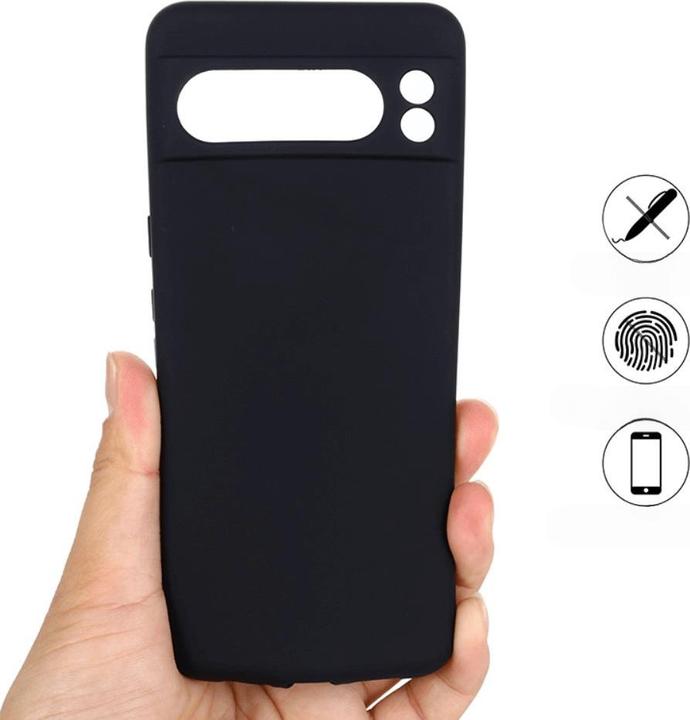 Produktbild Cover-Discount Google Pixel 8 Pro - Silikon Gummi Hülle schwarz (Google Pixel 8 Pro)