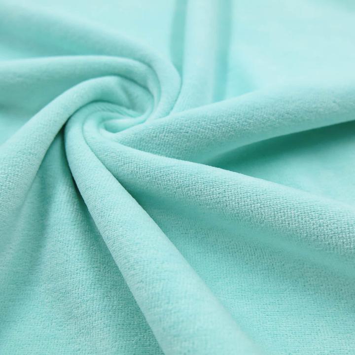 Produktbild Stoffrestposten Nicki Supersoft - Mint - Mindestverkaufsmenge: 1 Meter