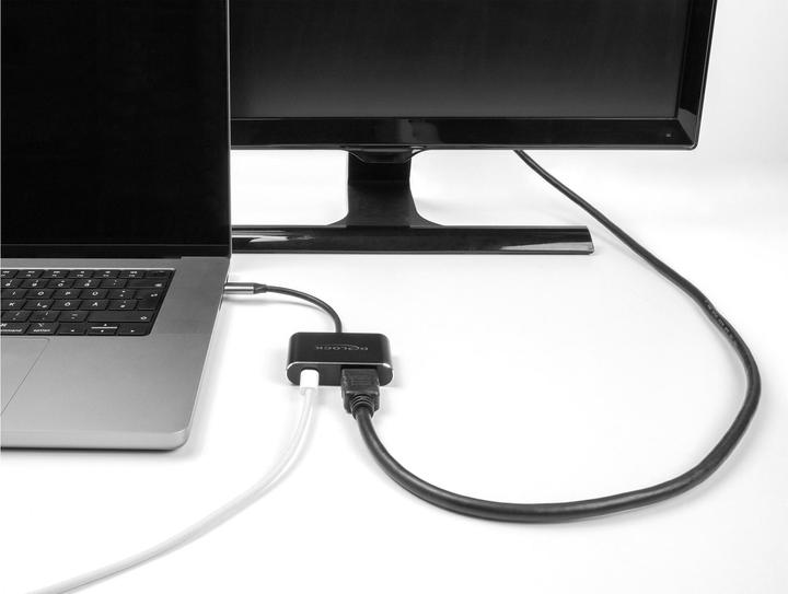 Immagine prodotto Delock Adattatore da USB Type-C™ a HDMI (modalità DP Alt) 8K con HDR e Power Delivery 100 W (USB-C, 15 cm)