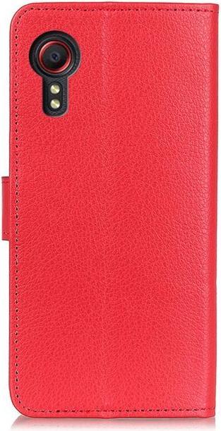 Actual product image MU Classic Litchi Leather Bookcover Series (Samsung Galaxy Xcover 5)