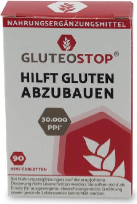 Image du produit Gluteostop Chrisana GluteoStop aide à réduire le gluten 90 mini-comprimés. (90 pièce(s), Cachets, 25 g)
