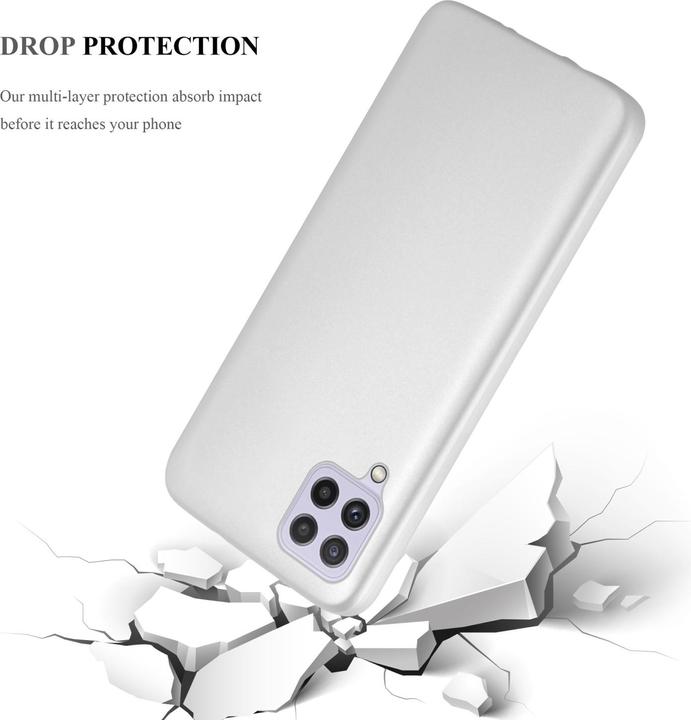 Image du produit Cadorabo TPU Matt Metallic Cover (Samsung Galaxy M22, Samsung Galaxy A22, Samsung Galaxy A32)