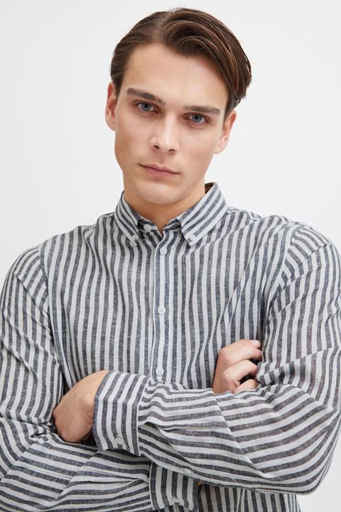 Immagine prodotto Casual Friday CFAnton LS BD camicia a righe in misto lino 20504974 (XL)