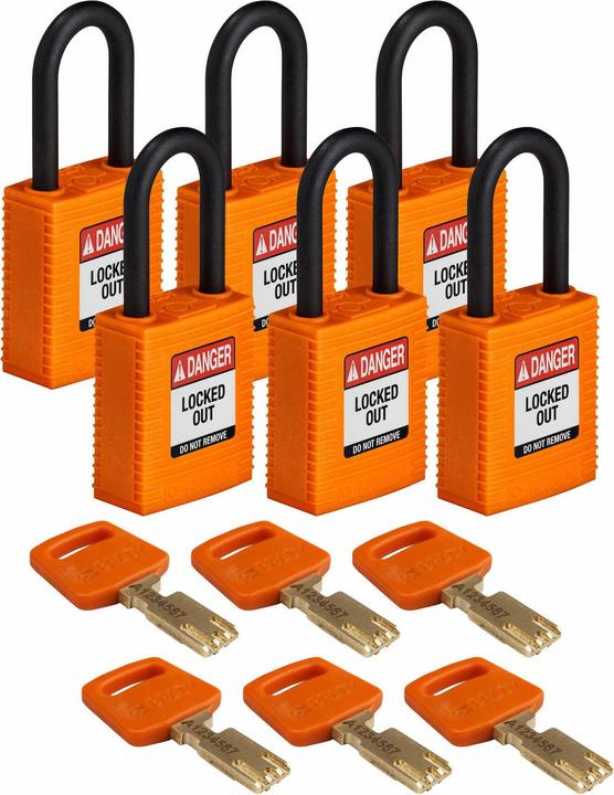 Immagine prodotto Brady Lucchetti di sicurezza in nylon SafeKey