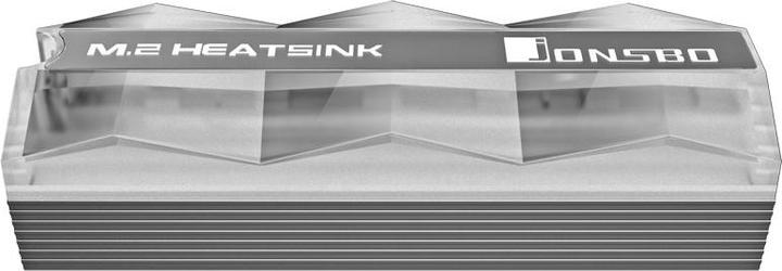 Actual product image Jonsbo M.2-2 Mirage Edition M.2 SSD Passive Cooler, ARGB