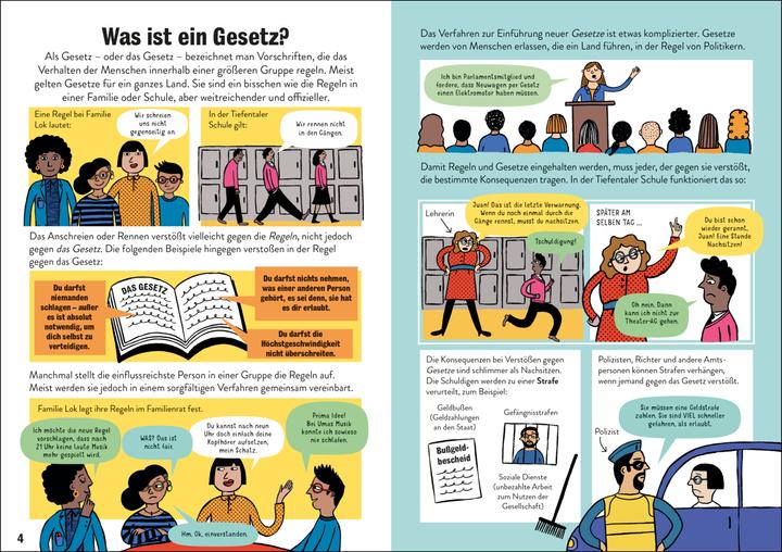Produktbild Recht und Gesetze - einfach verstehen! (Deutsch, Lara Bryan, Rose Hall, Miguel Bustos, 2022)