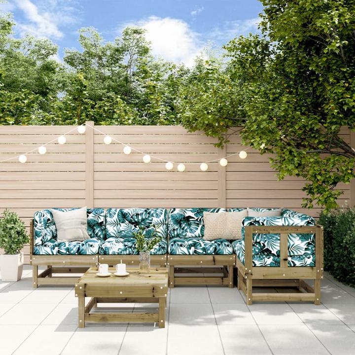 Actual product image VidaXL 6-tlg. Garten-Lounge-Set Imprägniertes Kiefernholz