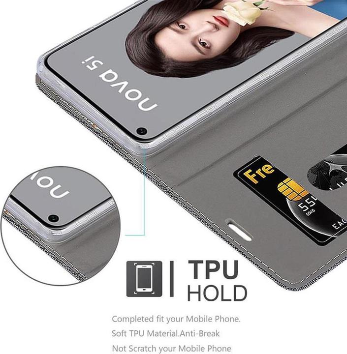 Image du produit Cadorabo Couverture look jeans Book (Huawei P20 Lite, Huawei Nova 5i)